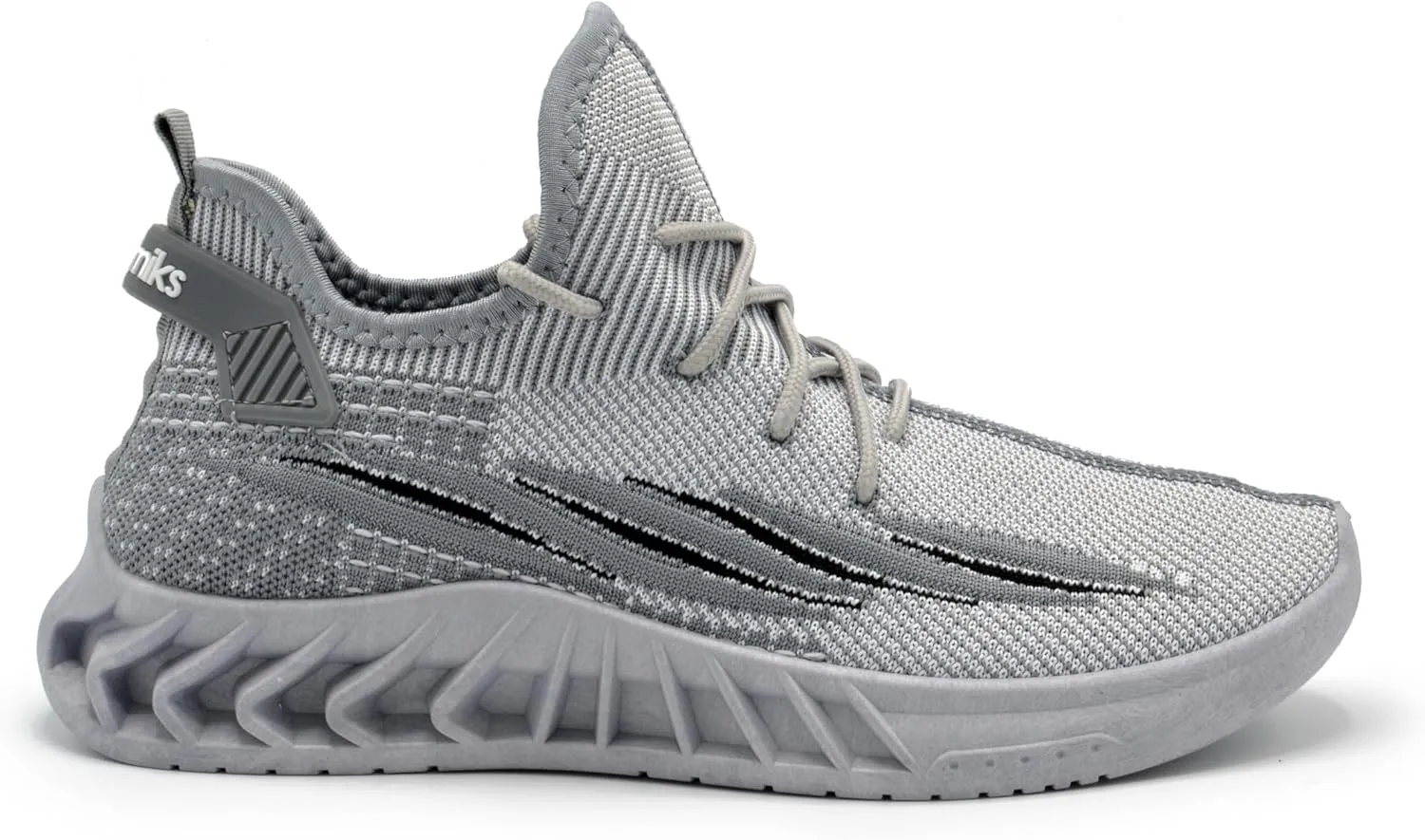 AKADEMIKS Men's Fit Knit Jogger Sneakers, Breathable Running Shoes for Athletic and Casual Wear