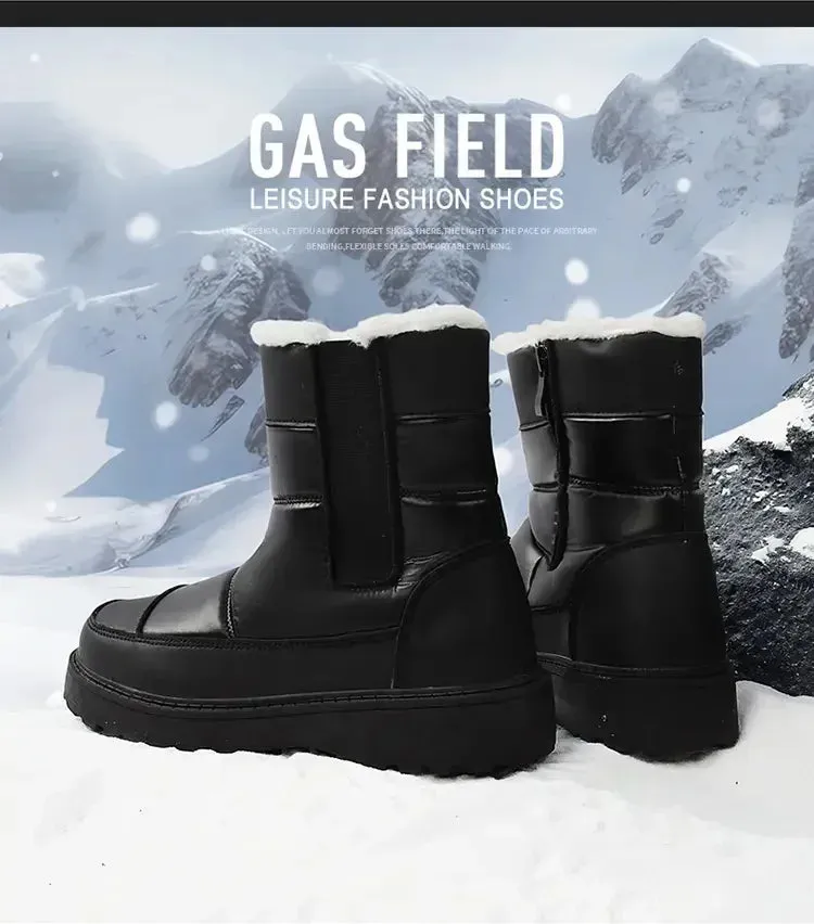 Anti-slip Wear-resistant Super Warm Waterproof Boots for Men and Women.