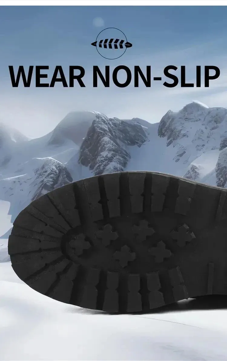 Anti-slip Wear-resistant Super Warm Waterproof Boots for Men and Women.