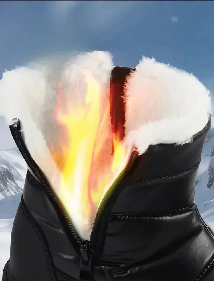 Anti-slip Wear-resistant Super Warm Waterproof Boots for Men and Women.