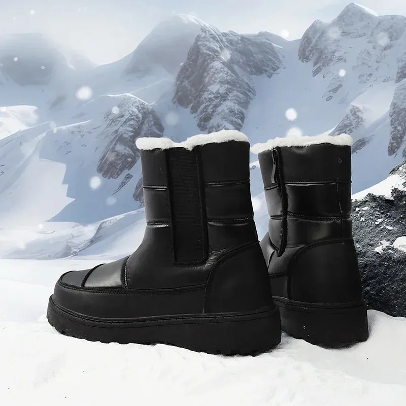 Anti-slip Wear-resistant Super Warm Waterproof Boots for Men and Women.