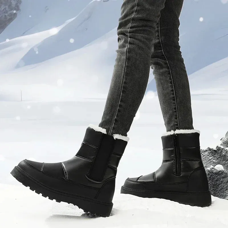 Anti-slip Wear-resistant Super Warm Waterproof Boots for Men and Women.