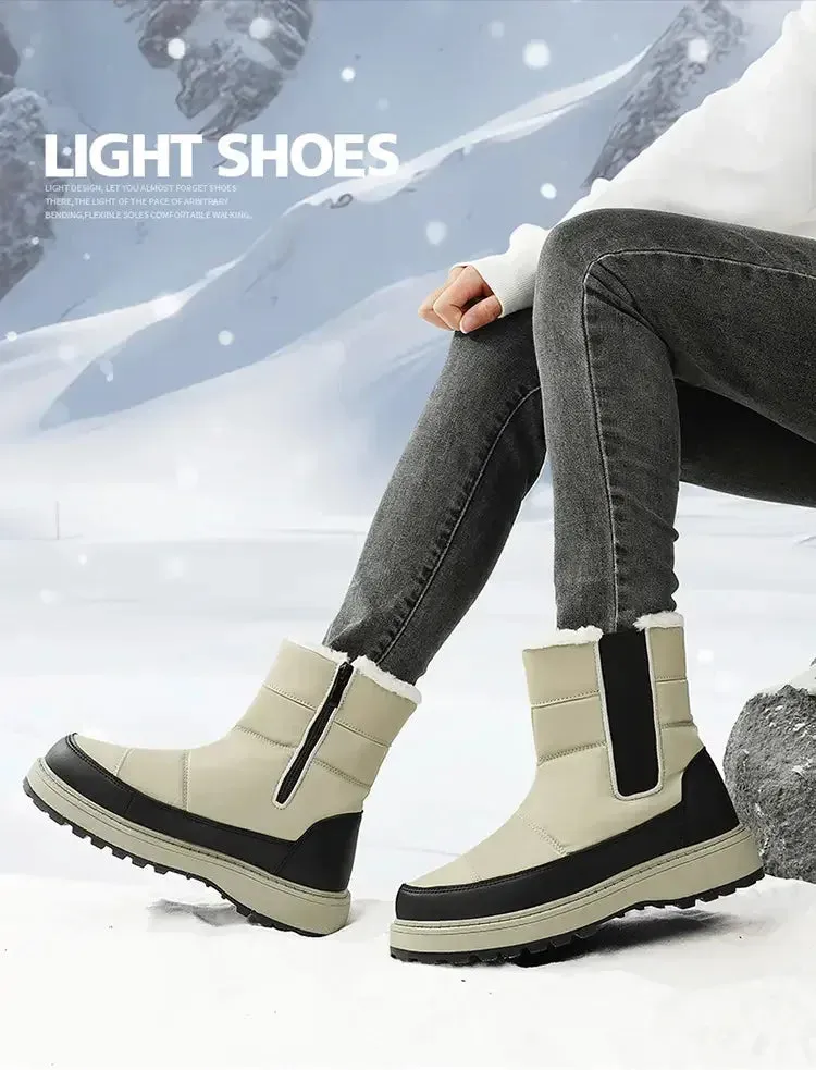 Anti-slip Wear-resistant Super Warm Waterproof Boots for Men and Women.