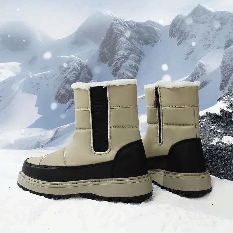 Anti-slip Wear-resistant Super Warm Waterproof Boots for Men and Women.