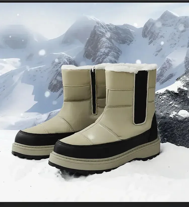 Anti-slip Wear-resistant Super Warm Waterproof Boots for Men and Women.