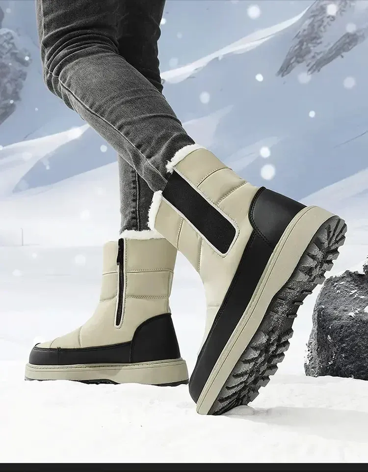 Anti-slip Wear-resistant Super Warm Waterproof Boots for Men and Women.