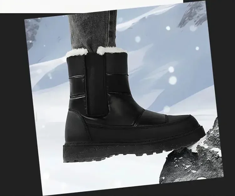 Anti-slip Wear-resistant Super Warm Waterproof Boots for Men and Women.