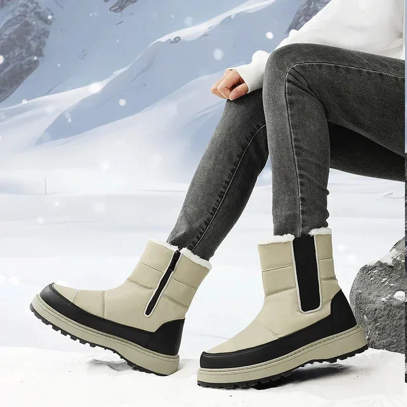 Anti-slip Wear-resistant Super Warm Waterproof Boots for Men and Women.
