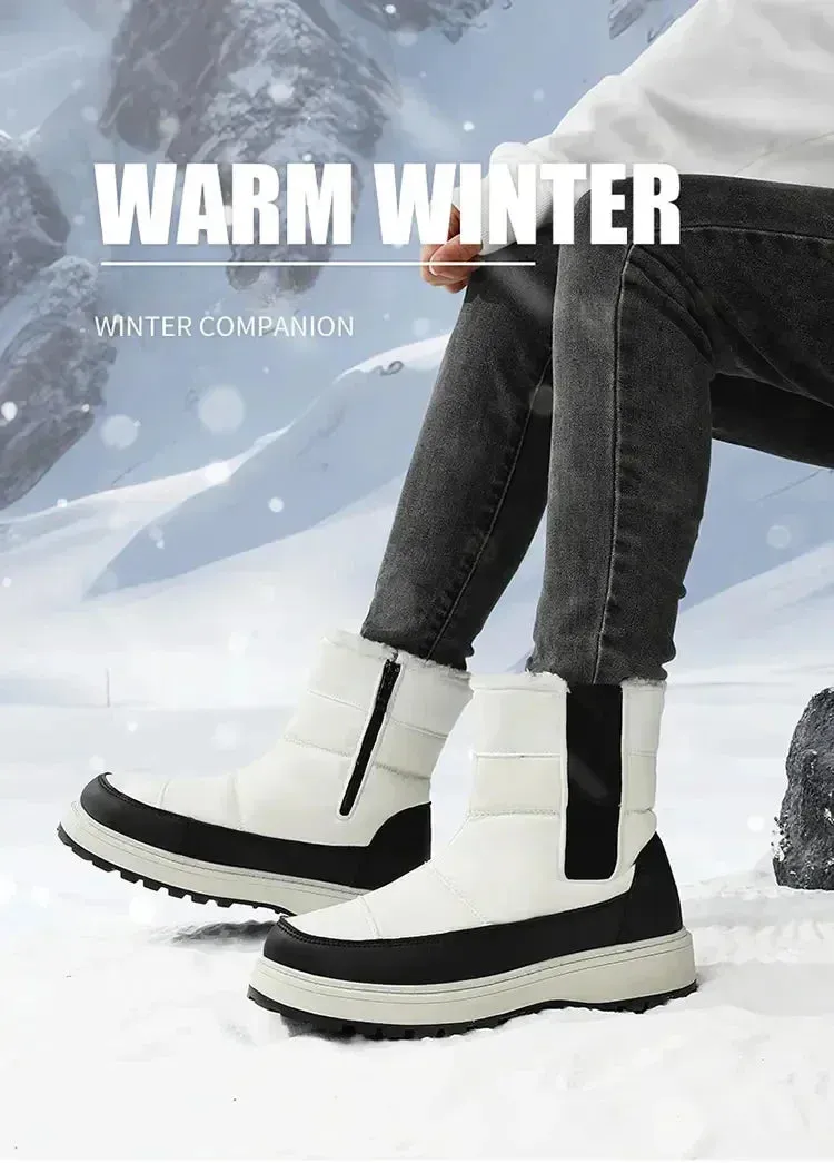 Anti-slip Wear-resistant Super Warm Waterproof Boots for Men and Women.