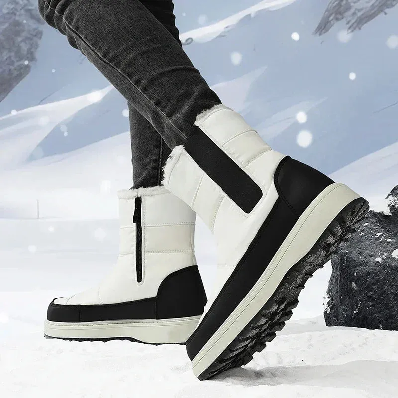 Anti-slip Wear-resistant Super Warm Waterproof Boots for Men and Women.
