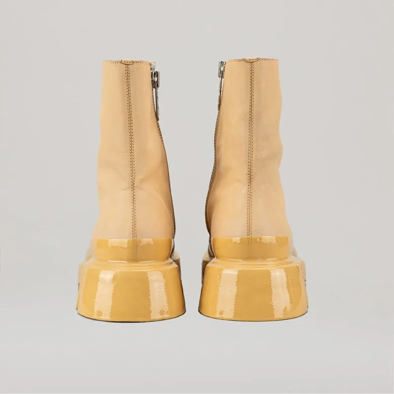 both - GANG BOOTS-BEIGE