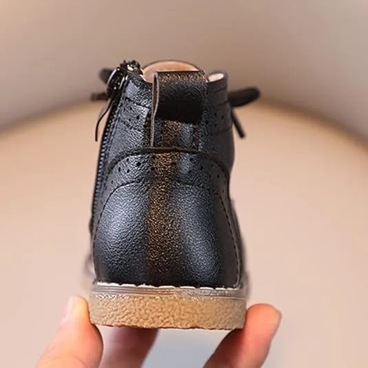 Boy's Ankle Leather Boots Oxford Shoes Toddler Little Boys School