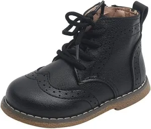 Boy's Ankle Leather Boots Oxford Shoes Toddler Little Boys School