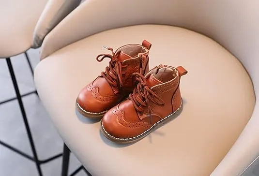 Boy's Ankle Leather Boots Oxford Shoes Toddler Little Boys School