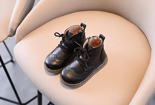 Boy's Ankle Leather Boots Oxford Shoes Toddler Little Boys School