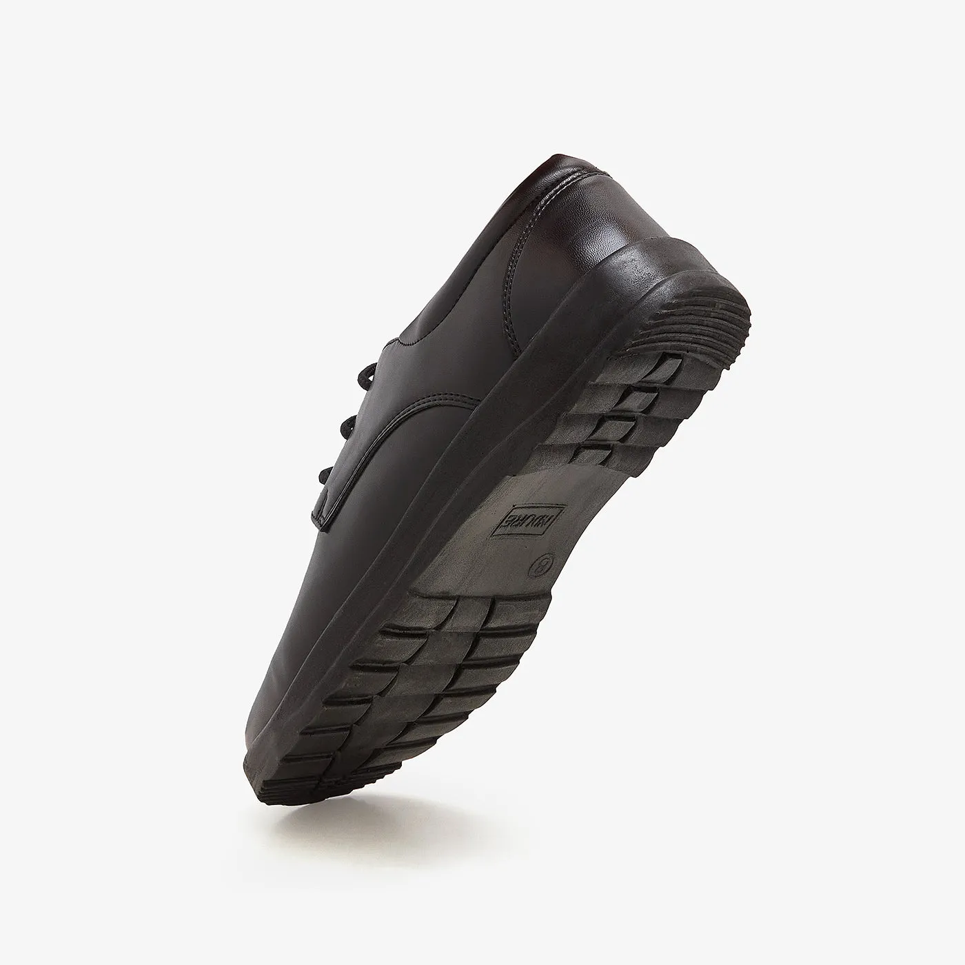 Boys Round-Toed School Shoes