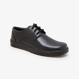 Boys Round-Toed School Shoes