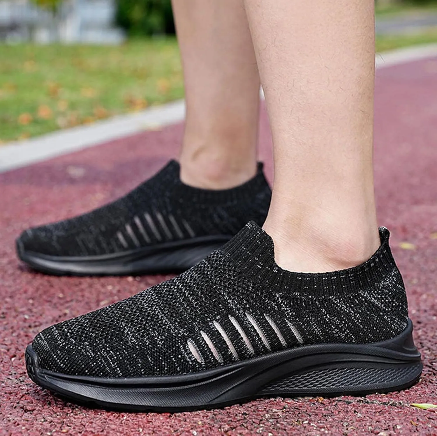 Casual Dress Shoes Gentlemen Shoes Summer Plus Size Lightweight Non Slip Casual Running