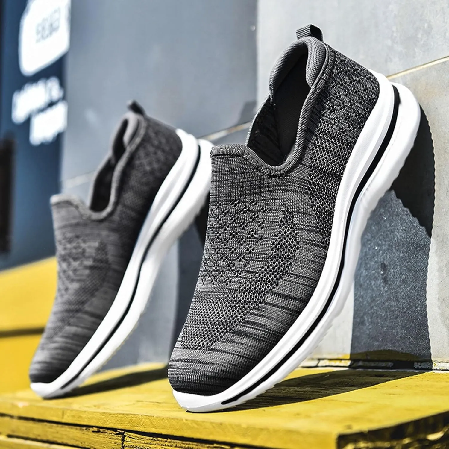 Casual Shoes Lace up Mens Large Size Loafers Outdoor Casual Running Shoes One Stirrup Loafers Sneakers
