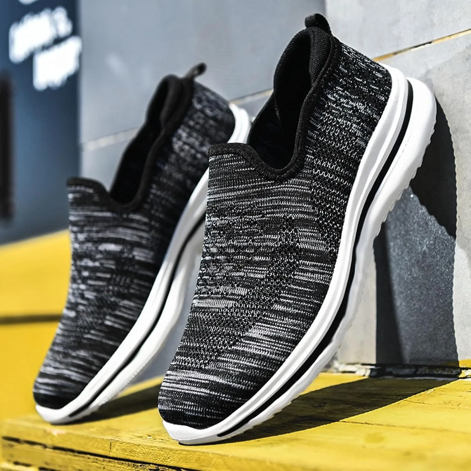 Casual Shoes Lace up Mens Large Size Loafers Outdoor Casual Running Shoes One Stirrup Loafers Sneakers