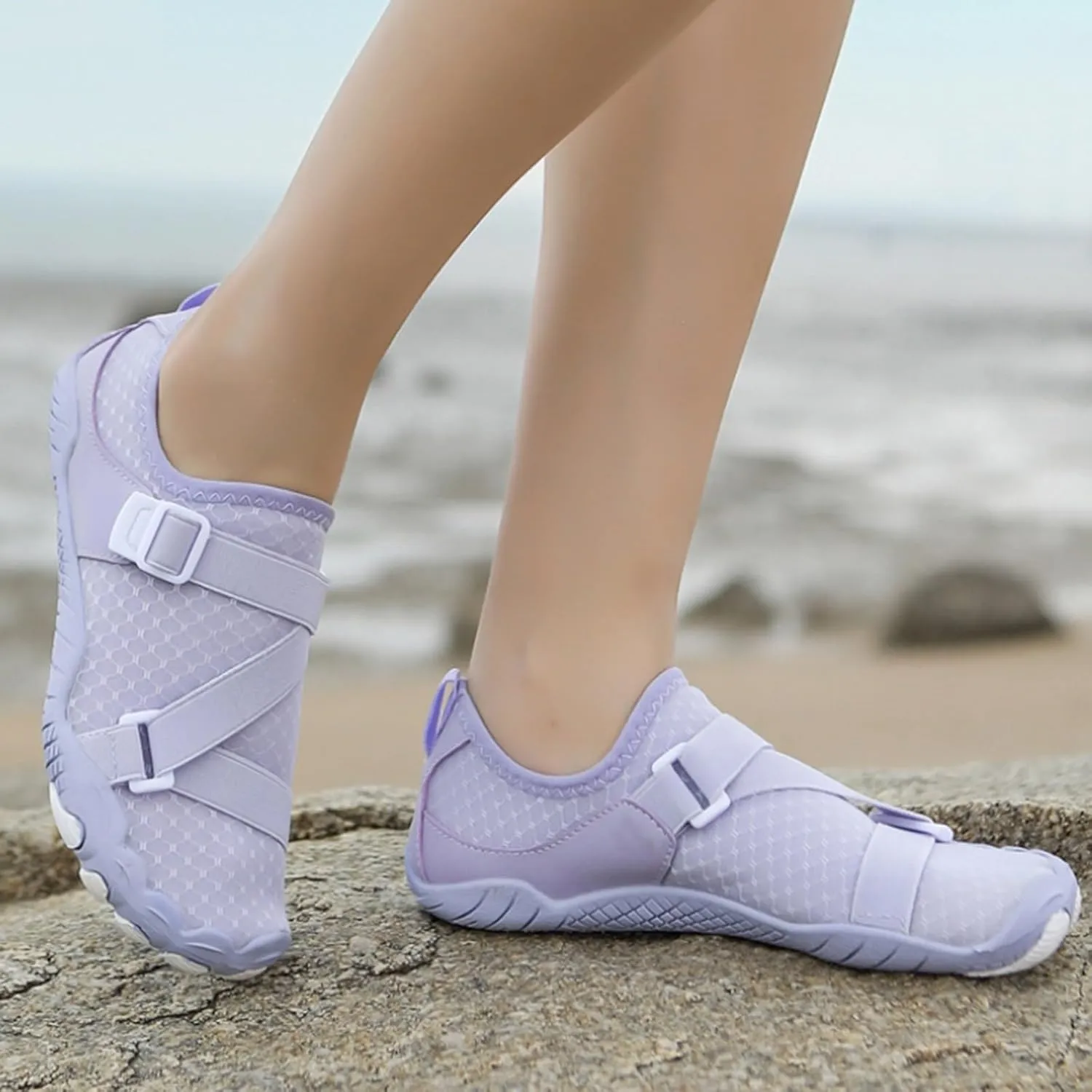 Casual Shoes Lace up Water Shoes for Women Men Beach Athletic Barefoot Summer Outdoor Sports for Hiking