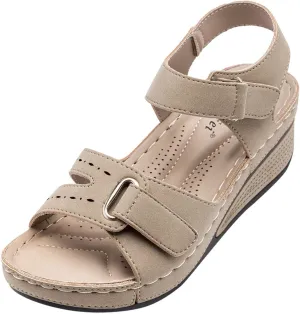 Cathalem Orthopedic Sandals for Women, Womens Walking Sandals with Arch Support Sandals Women Dressy Summer Flat