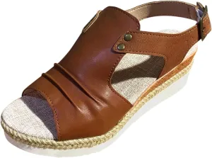 Cathalem Summer Sandals for Women 2024 Comfortable Strappy Platform Sandals Orthopedic Sandals Casual Summer Shoes