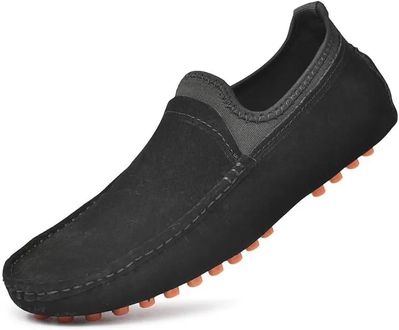 Classic Soft Suede Shoes Men Loafers Slip On Leather Casual Men Shoes Comfort Driving Shoes Men Flats Walking Footwear