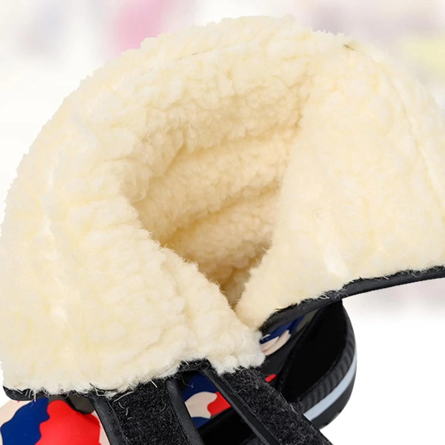 Cold Proof Snow Boots for Men and Women Non Slip Thick Bottom Boots Water Proof Fleece Lined Warm Mid Hardcore Shoes