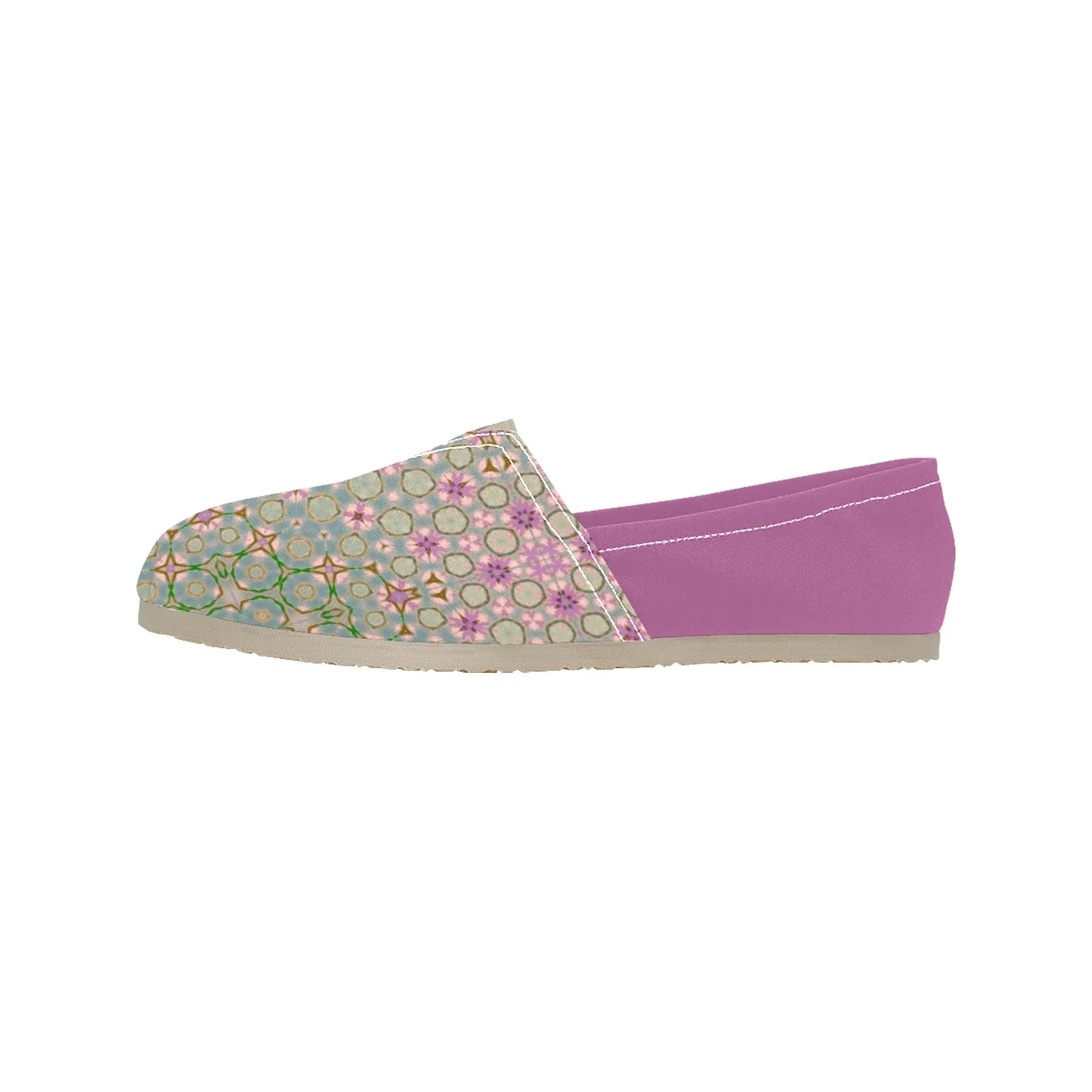 Espadrilles Canvas Purple Coneflowers