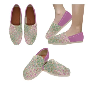 Espadrilles Canvas Purple Coneflowers