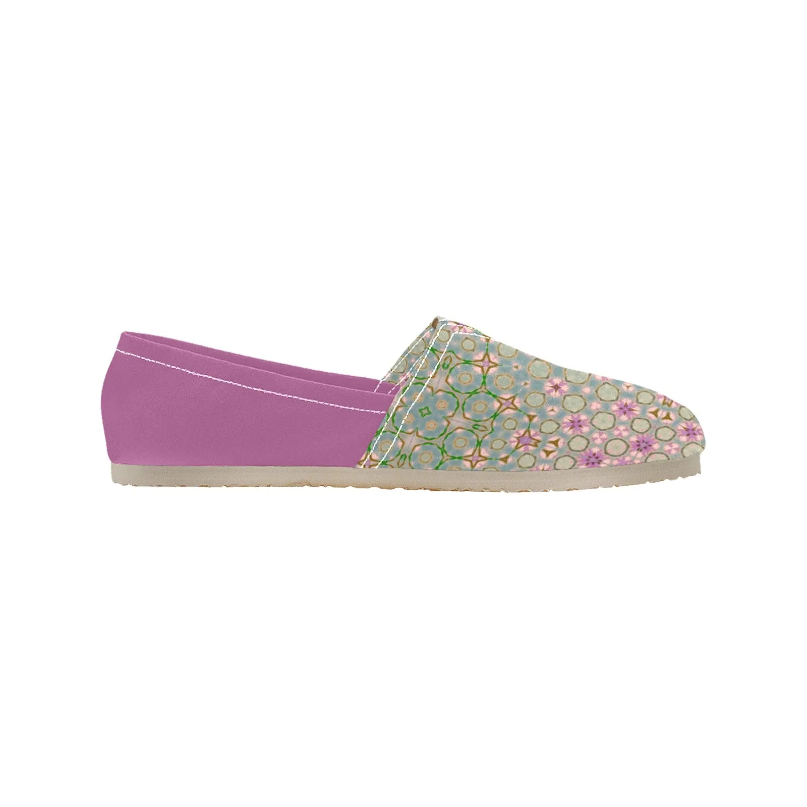 Espadrilles Canvas Purple Coneflowers