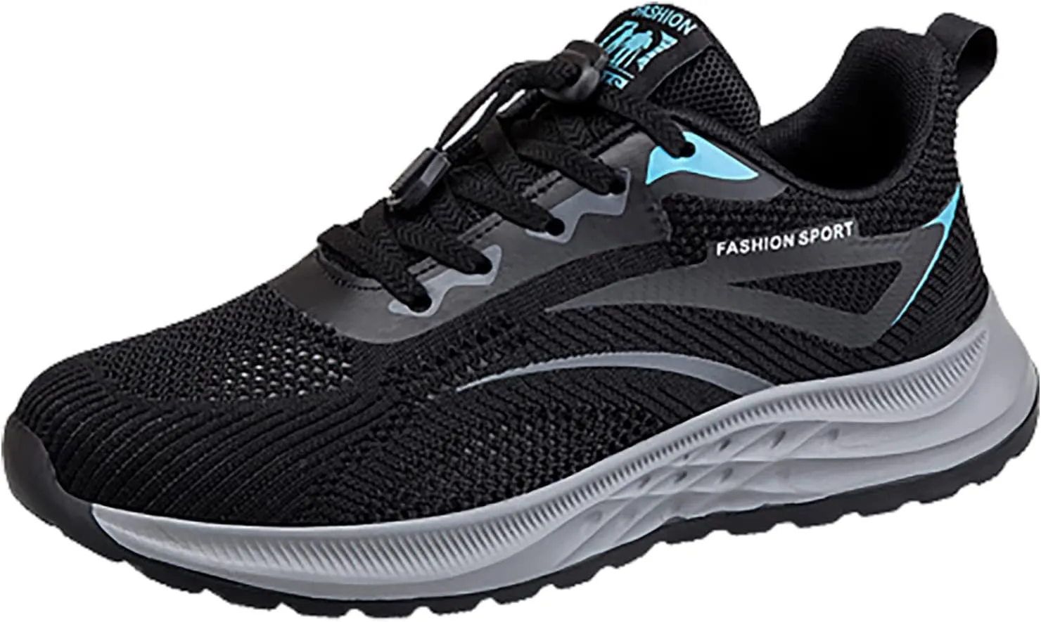 Fashion Sneaker Lace-Up Couple Men's Spring and Summer New Non Slip Walking Fashion Light Shoes Middle and Elderly