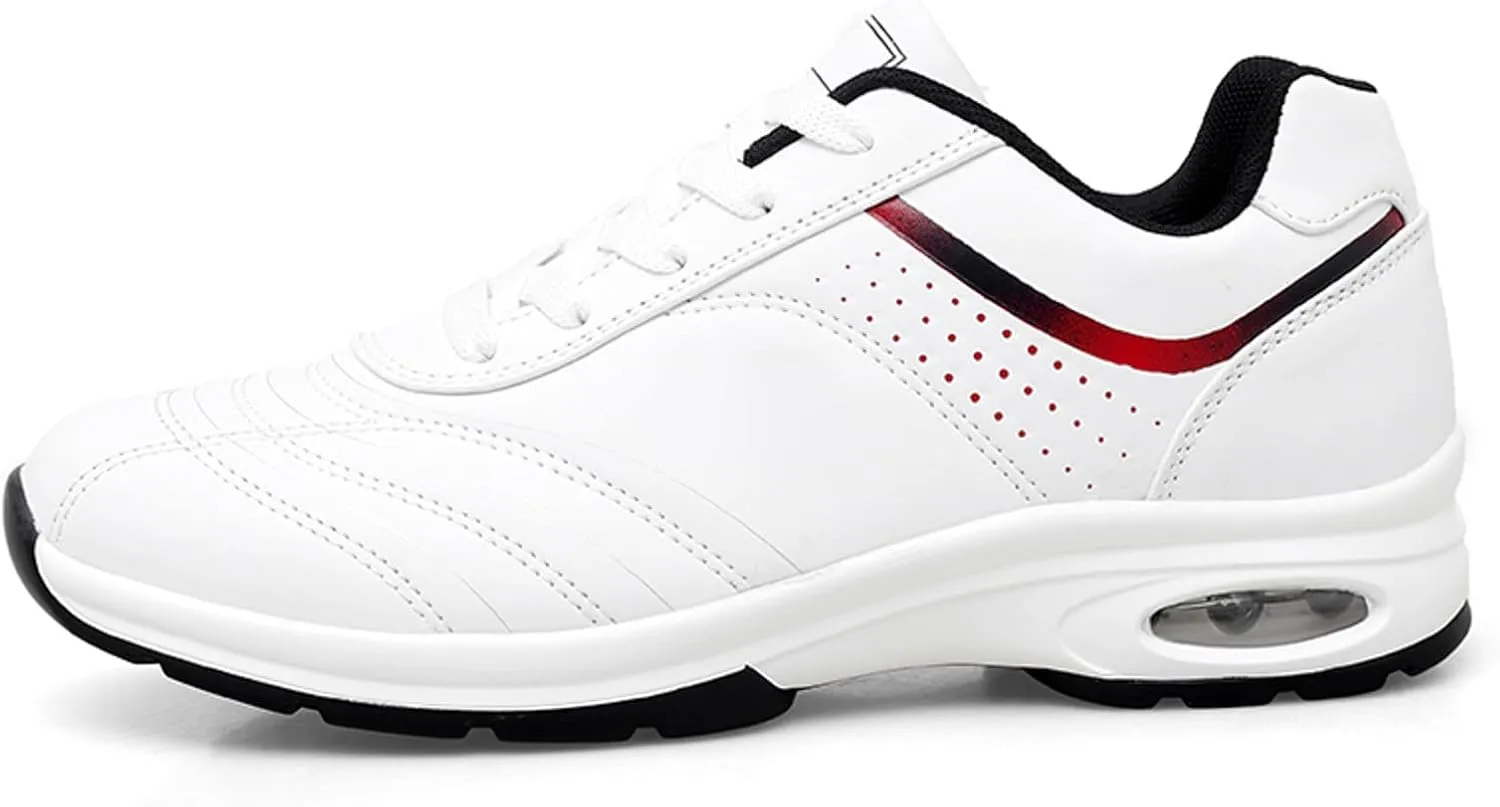 Fashion Sneaker Lace-Up Men Casual Simple Leather Travel Running Plus Size Sneakers Casual Shoes