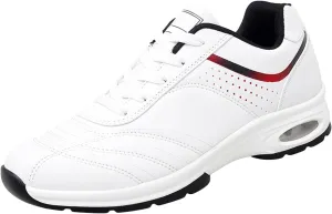 Fashion Sneaker Lace-Up Men Casual Simple Leather Travel Running Plus Size Sneakers Casual Shoes