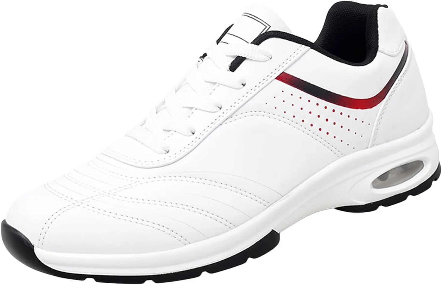 Fashion Sneaker Lace-Up Men Casual Simple Leather Travel Running Plus Size Sneakers Casual Shoes
