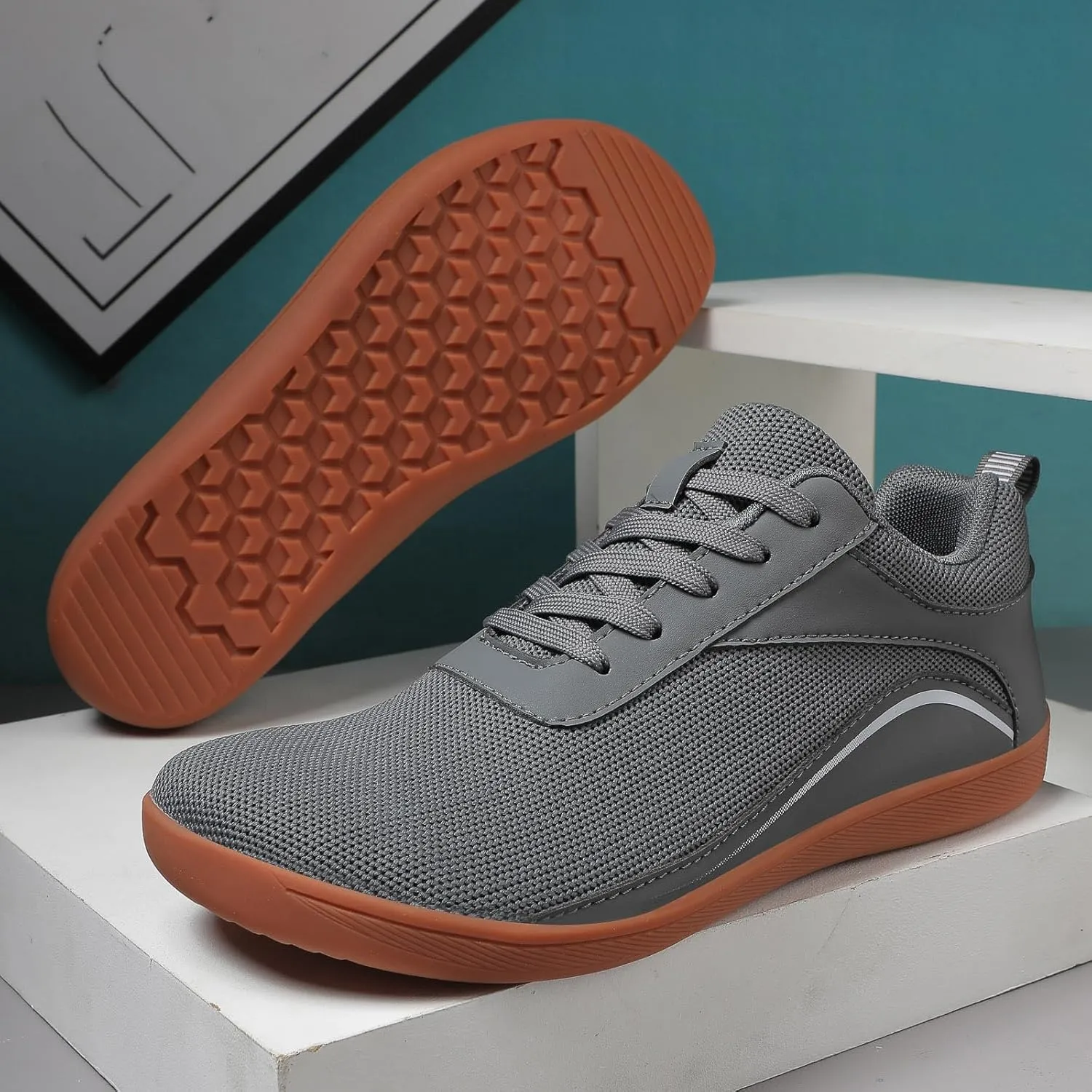 Fashion Sneakers Casual Shoe for Men Couple Mesh Sports Casual Shoes Breathable Flat Bottom Lightweight Plus Size