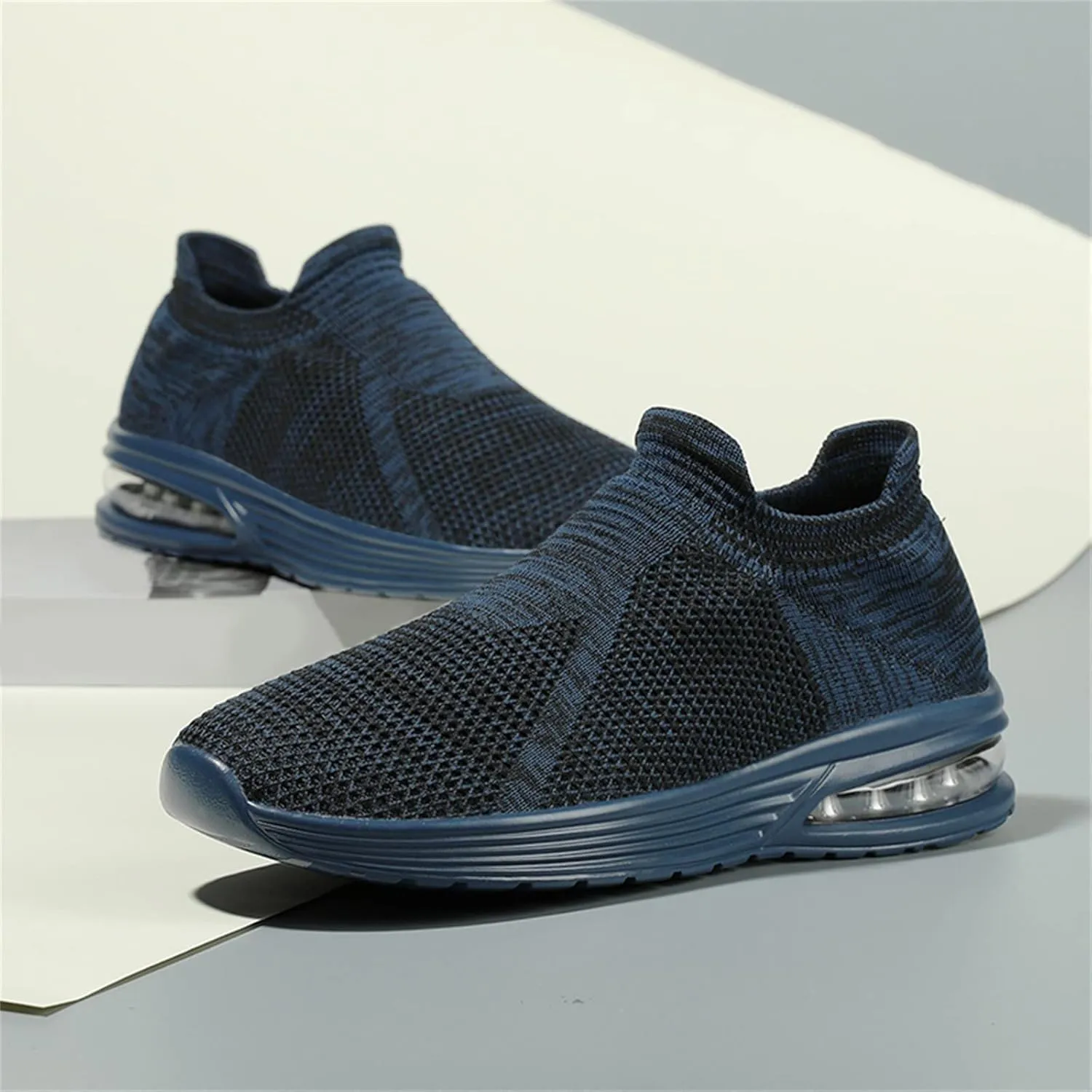 Fashion Sneakers Casual Shoe for Men Fashion Summer Men Mesh Breathable Comfortable Air Cushion Sole Casual Slip On