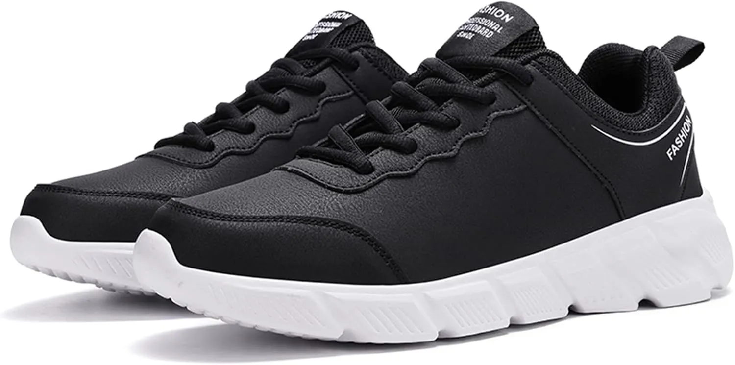 Fashion Sneakers Comfortable Mens Shoes Casual Leather Laace Up Color Blocking Casual Fashion Simple Shoes Running
