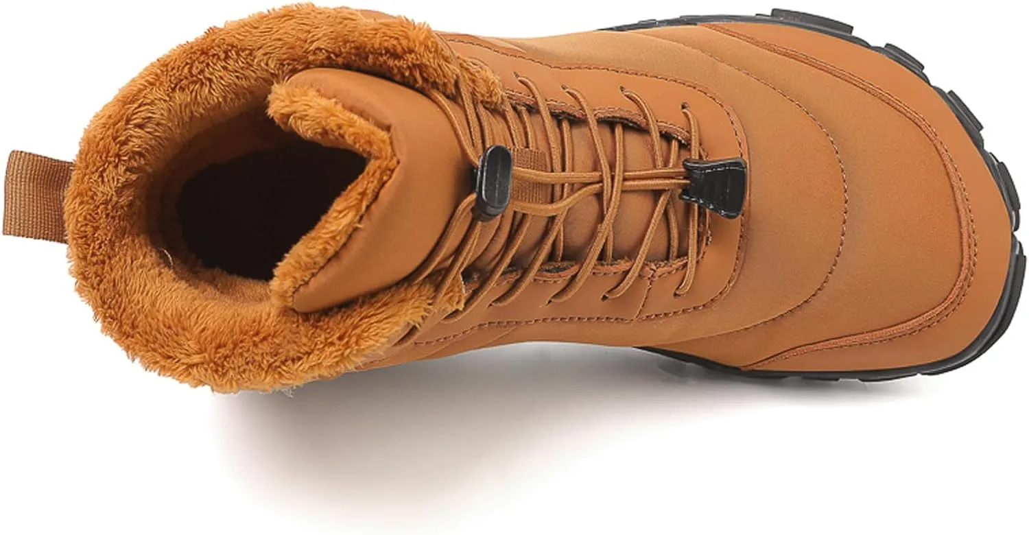 FLIOZY Unisex Non-Slip Lightweight Hiking Boots - Waterproof and Grip-Enhanced with Spacious Toe Box Durable Sole for Walking