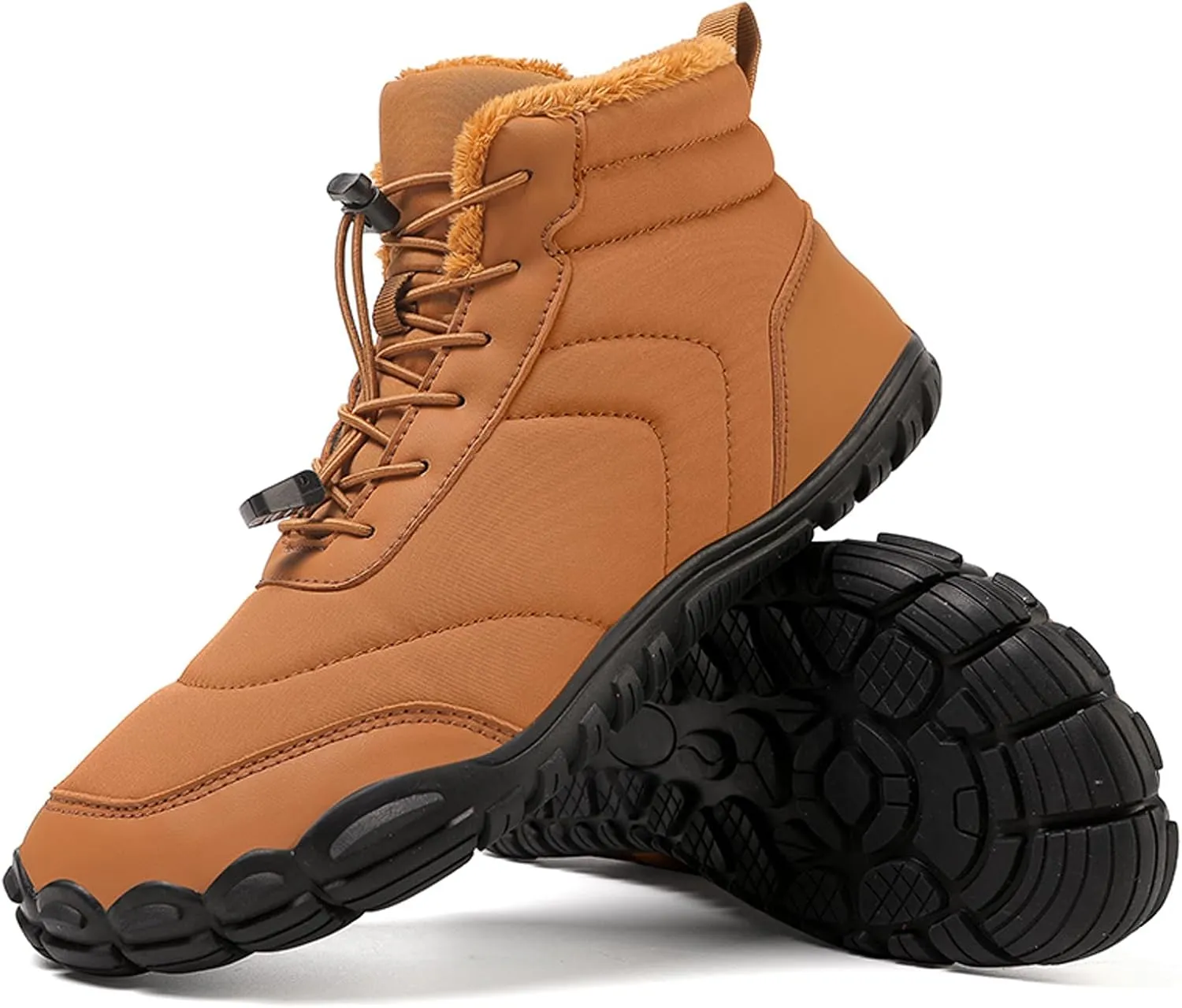 FLIOZY Unisex Non-Slip Lightweight Hiking Boots - Waterproof and Grip-Enhanced with Spacious Toe Box Durable Sole for Walking