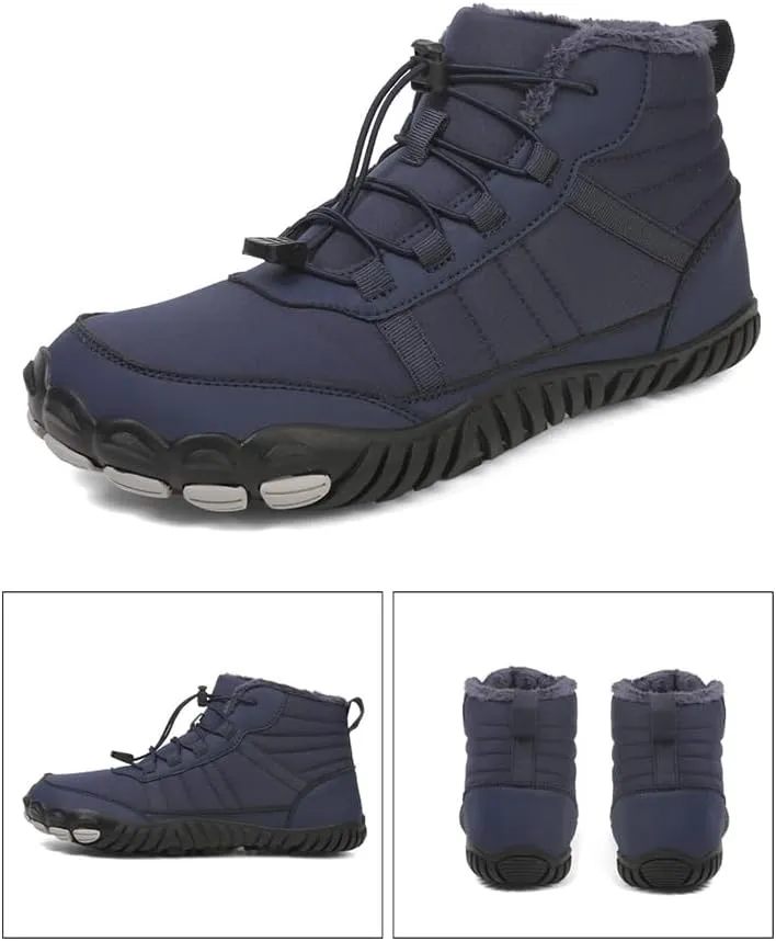 Giltpeak Waterproof Winter Barefoot Shoes, Hiking Boots Pro Non-Slip Waterproof Winter, Mens Womens Winter Barefoot