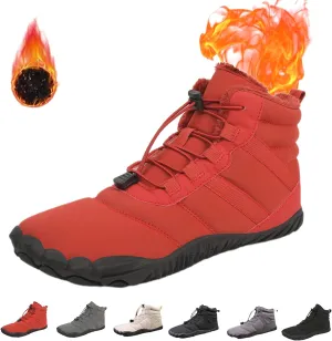 Giltpeak Waterproof Winter Barefoot Shoes, Hiking Boots Pro Non-Slip Waterproof Winter, Mens Womens Winter Barefoot