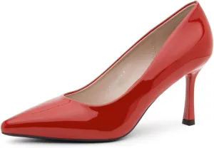 Herstyle Women's 3 Inch Stiletto Pumps ?C Comfortable Classic Pointed Closed Toe High Heels for Women, Fashionable Dressy Elegant Work Office Wedding Shoes