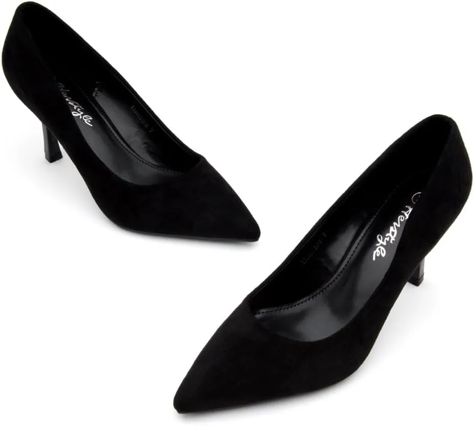 Herstyle Women's 3 Inch Stiletto Pumps ?C Comfortable Classic Pointed Closed Toe High Heels for Women, Fashionable Dressy Elegant Work Office Wedding Shoes