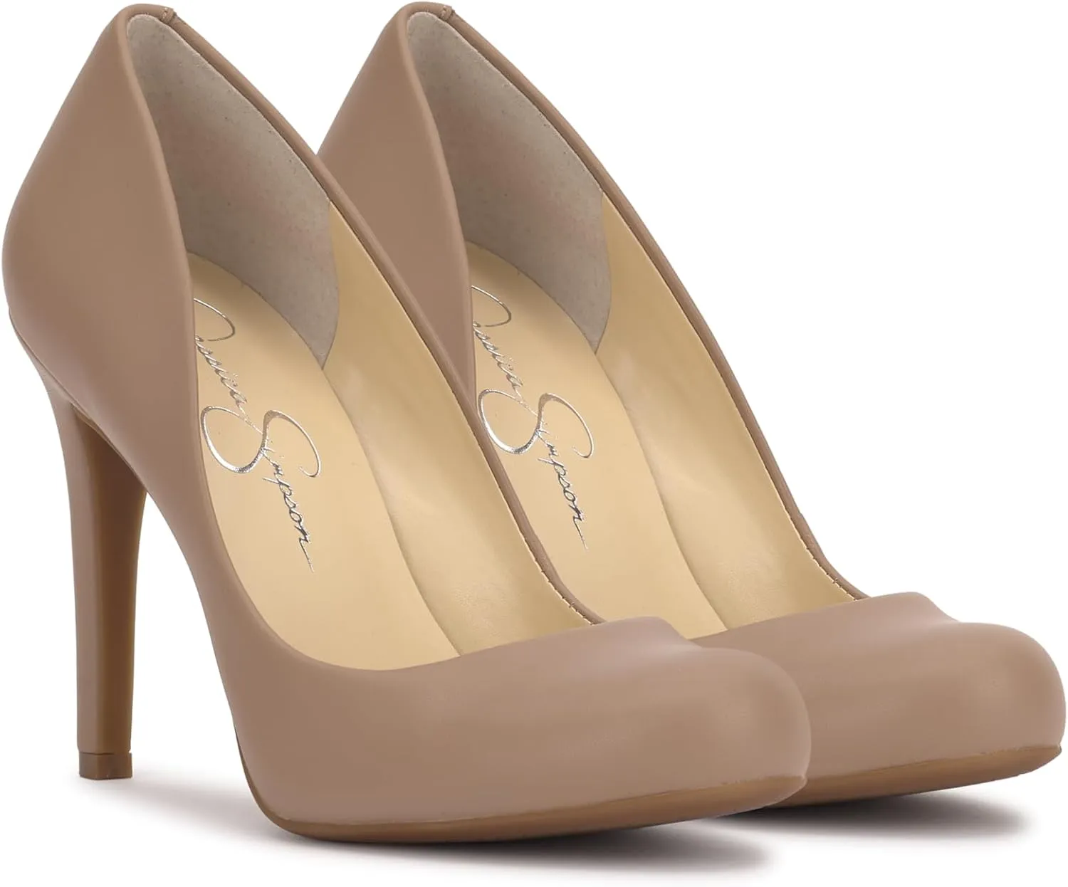 Jessica Simpson Women's Calie Round Toe Classic Heels Pumps Shoes