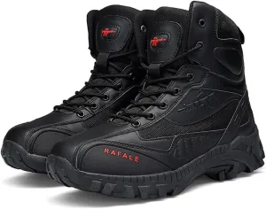 Kervaky Mens Military Tactical Boots Outdoor Lightweight Durable Military Boots for Hiking Work Combat