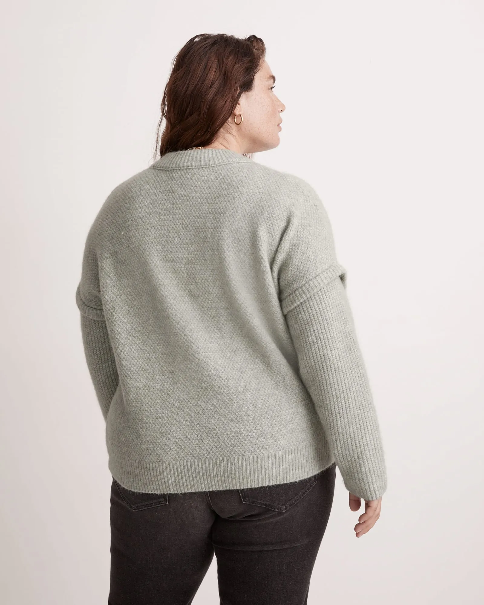 Kiawah Cable Pullover | Frosted Sage