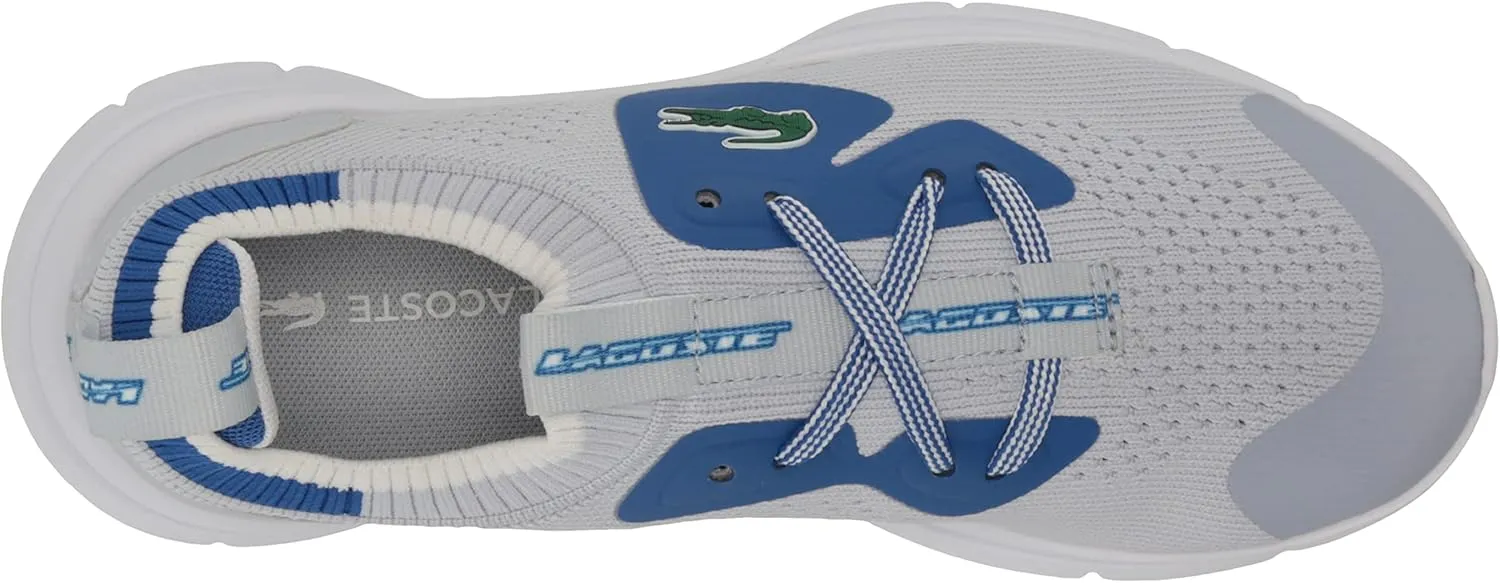 Lacoste Unisex-Child Kids Run Spin Knit Sneaker