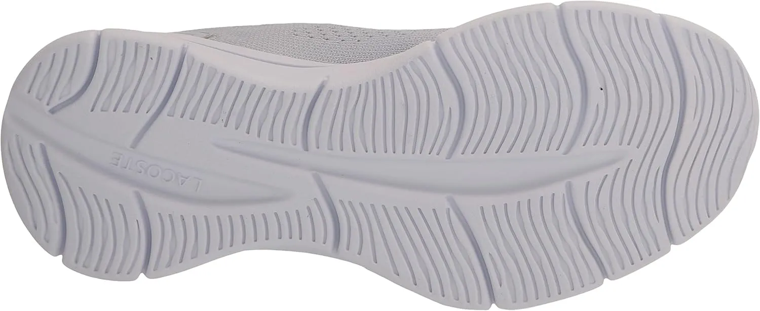 Lacoste Unisex-Child Kids Run Spin Knit Sneaker